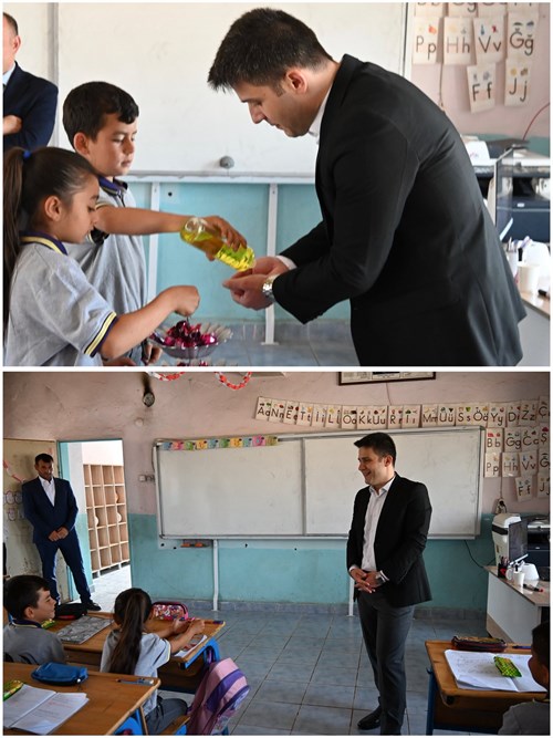Kaymakamımız Yunus Emre Bayraklı, Kuşçu İlkokulunu ziyaret ederek öğrencilerimizle bir araya geldi.